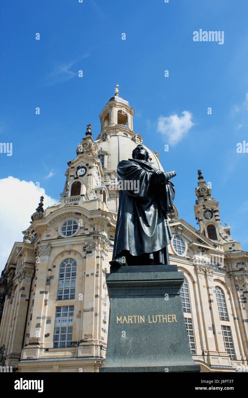 Luther statue in wittenberg germany hi-res stock photography and images ...