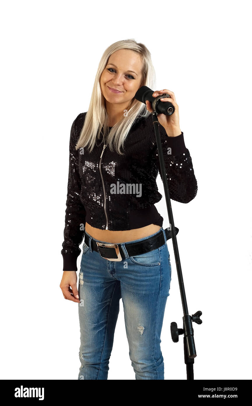 Blonde female singer hi-res stock photography and images - Alamy