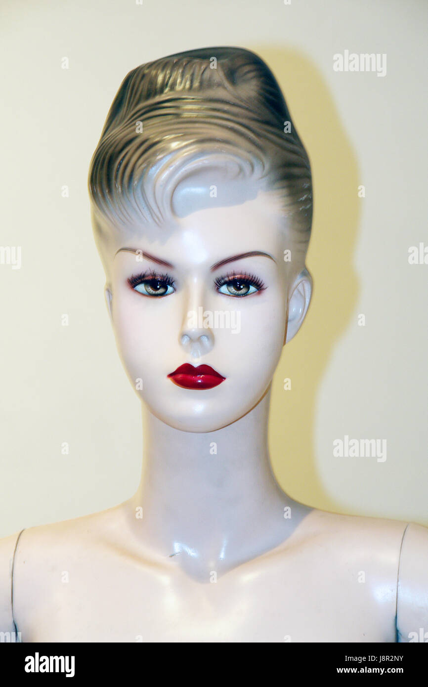 A female dummy head portrait Stock Photo - Alamy