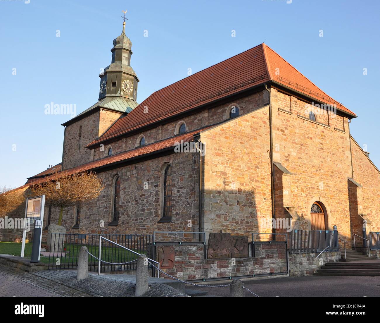 parish church in marbach,of fulda Stock Photo
