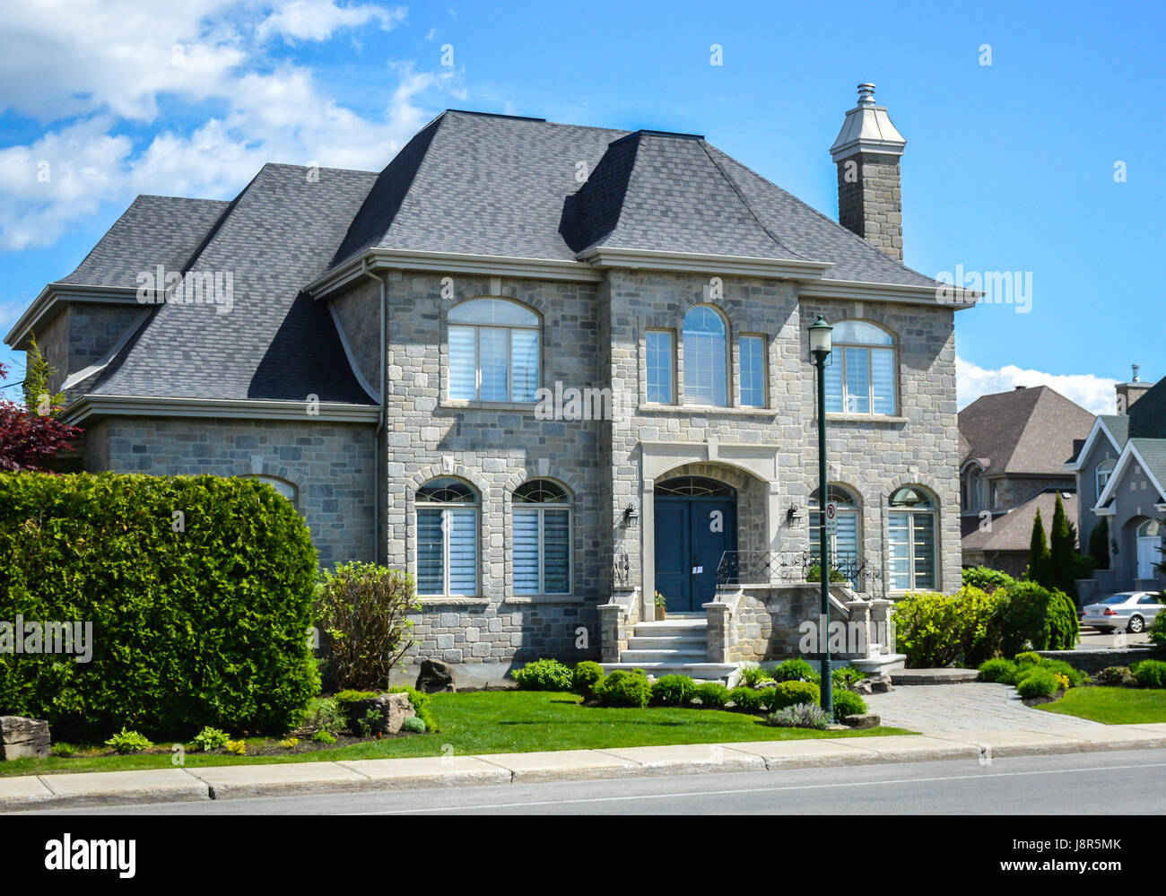 Expensive homes in Montreal, Canada Stock Photo Alamy
