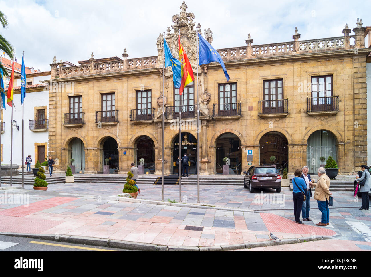 Eurostars Hotel de la Reconquista, former hospital in Spanish baroque style by Pedro Antonio Eurostars Hotel de la Reconquista, former hospital in Spanish baroque style by Pedro Antonio