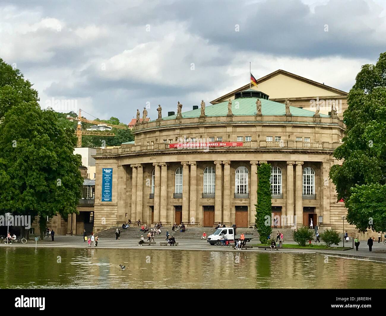 Stuttgart Opera Building Stock Photo