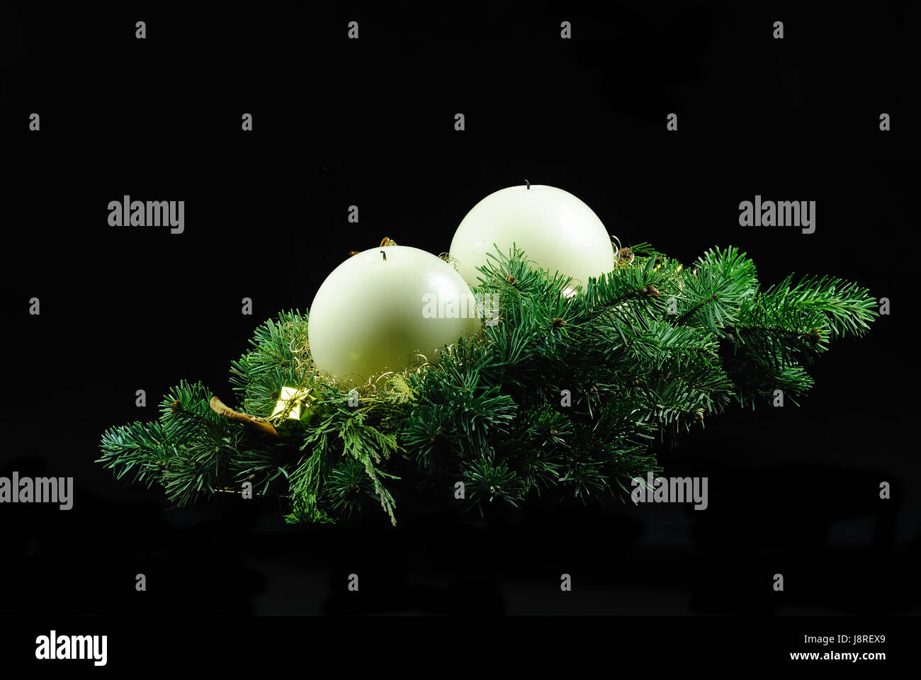 candle, blank, european, caucasian, candles, christmas candle, thick, wide, Stock Photo