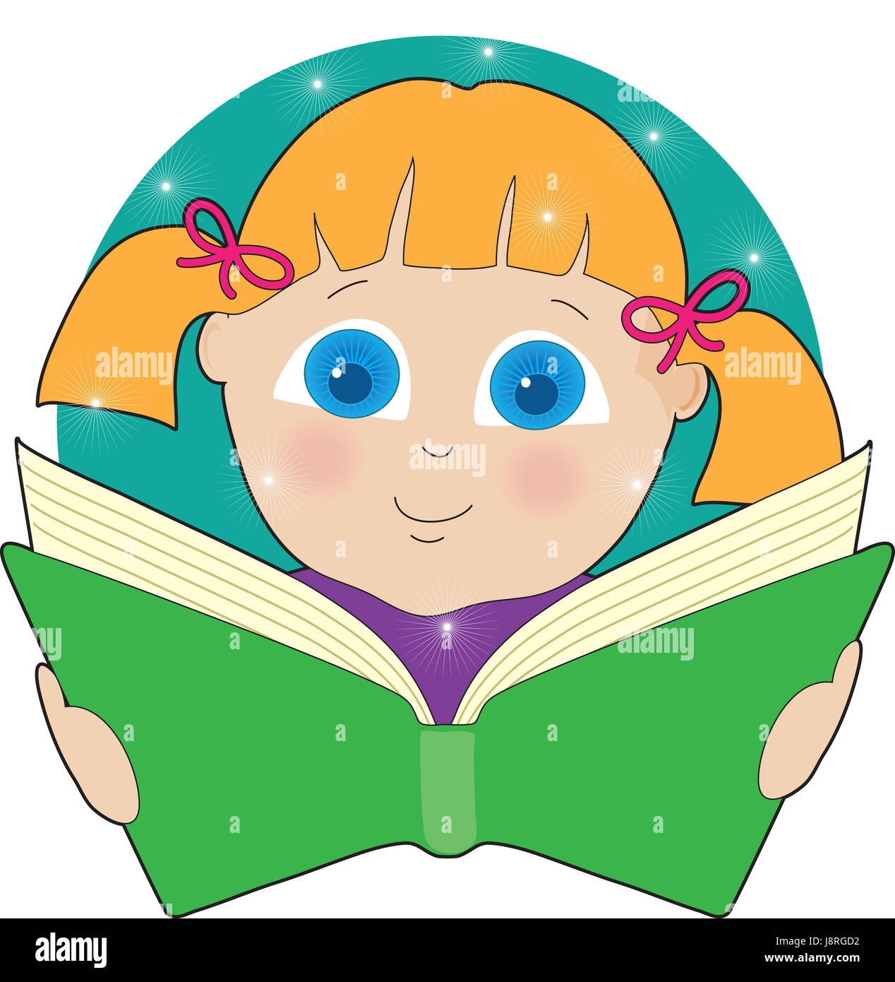 Reading Excited Bookworm Learning Book School Educational