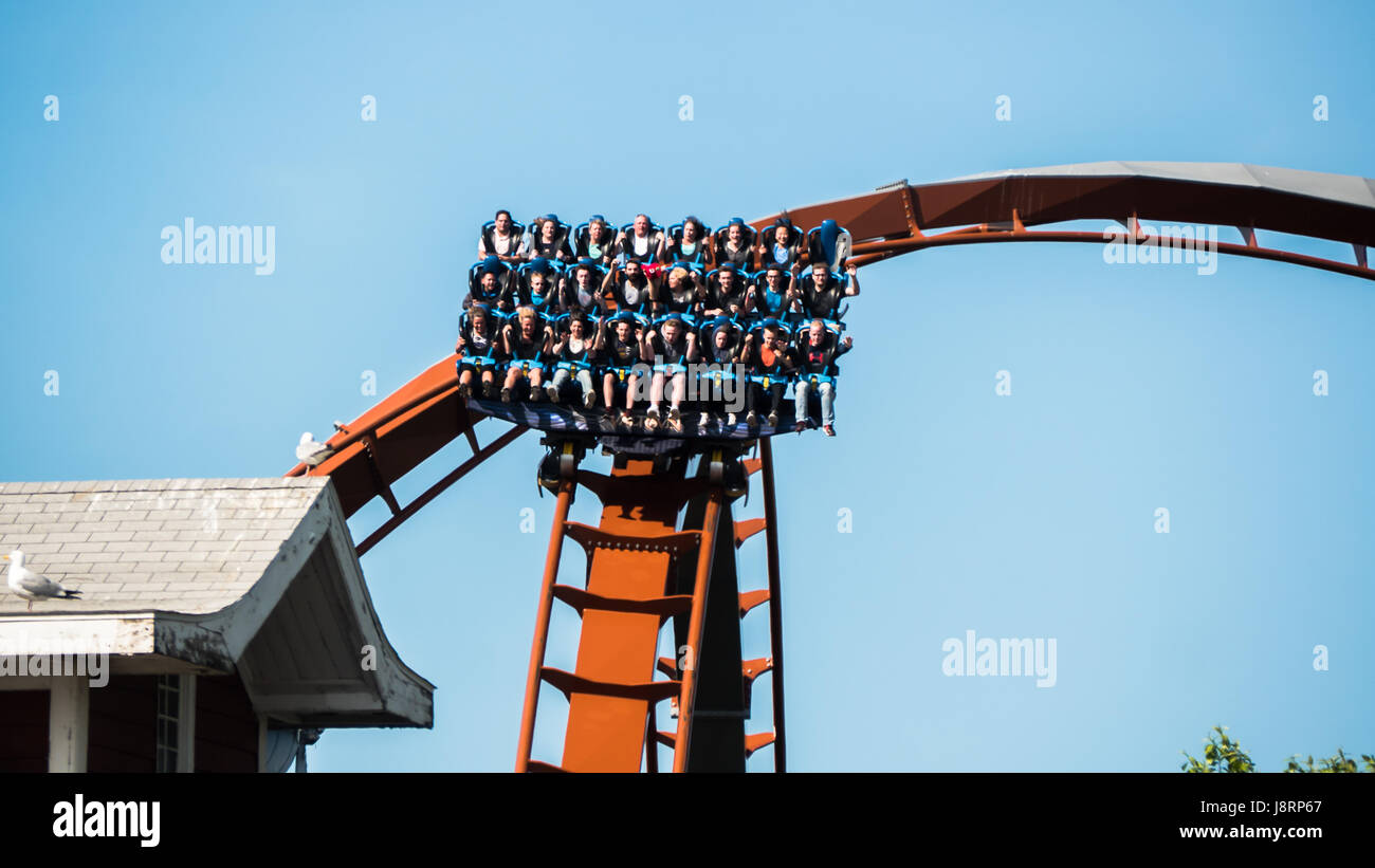 Cedar Point Ride Stock Photo