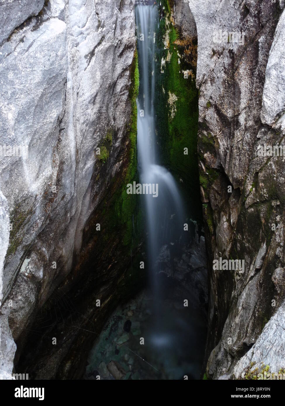 cave, hike, go hiking, ramble, waterfall, norway, mountain, mountains, national Stock Photo