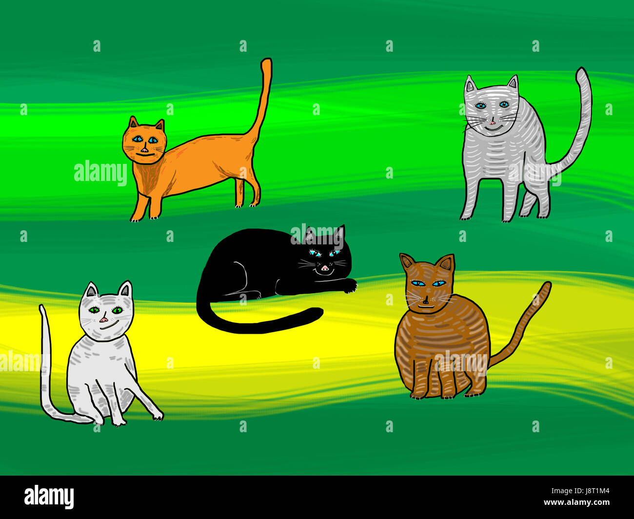cats Stock Photo