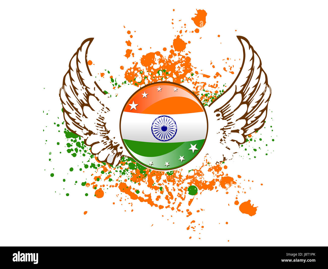 Religion Sport Sports Isolated Wheel Green India Freedom 