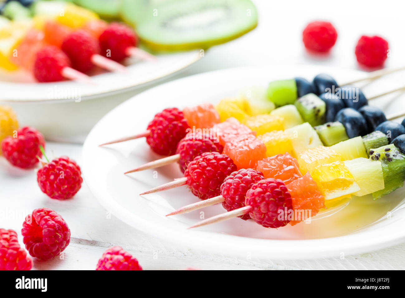 Mixed fruits and berries Stock Photo