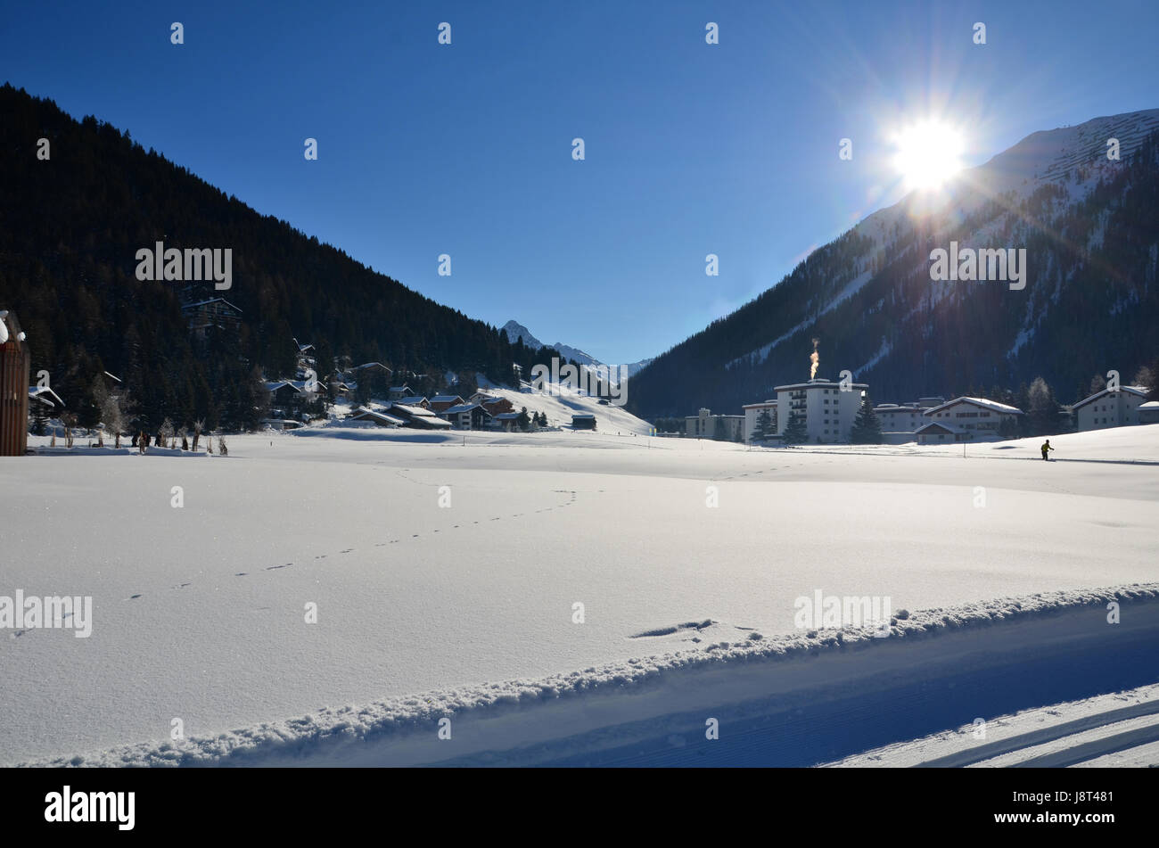 winter, switzerland, sightseeing, winter landscape, snow, holiday, vacation, Stock Photo