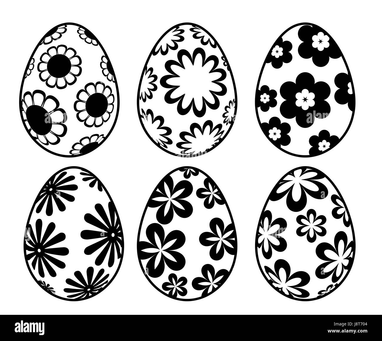 flower, flowers, plant, easter, spring, day, during the day, painted, eggs, Stock Photo