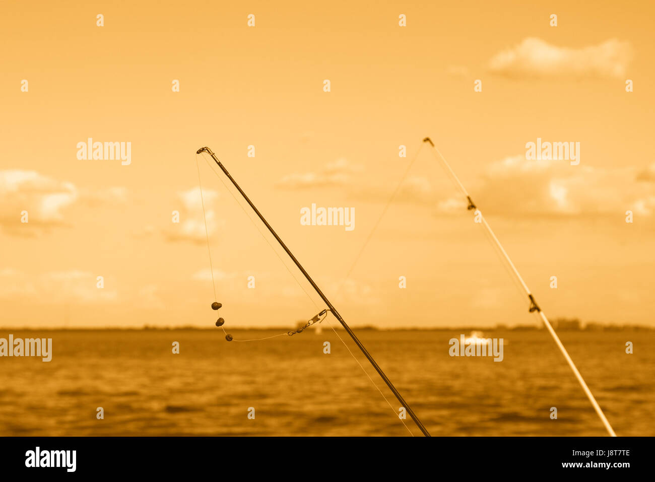 https://c8.alamy.com/comp/J8T7TE/hobby-fishing-rods-horizon-horizontal-boat-clouds-weights-salt-water-J8T7TE.jpg