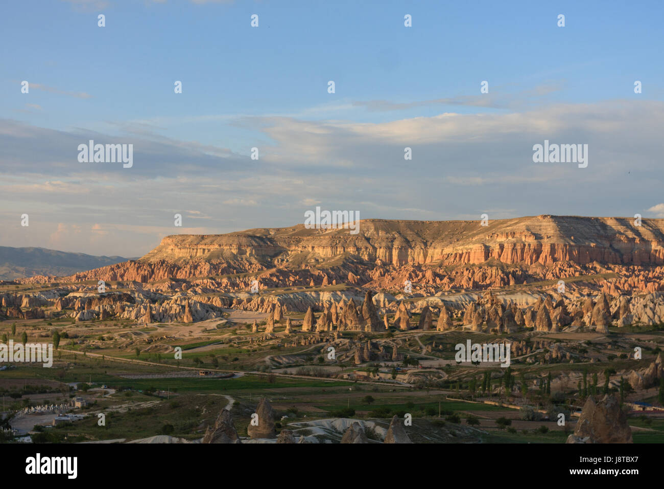 View over fairy chimney valley in Cappadocia of Turkey Stock Photo - Alamy