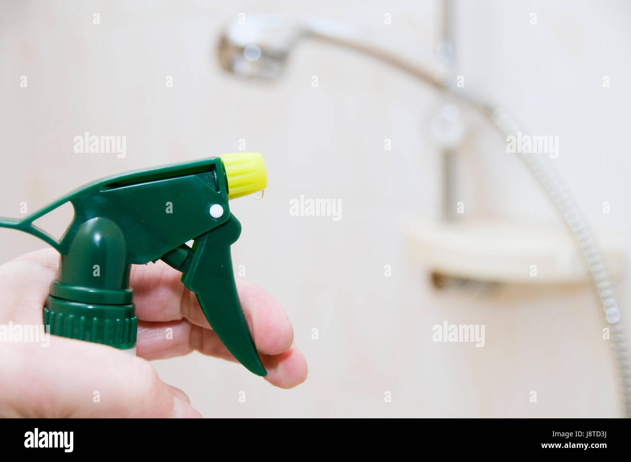 spray bottle for cleaning Stock Photo