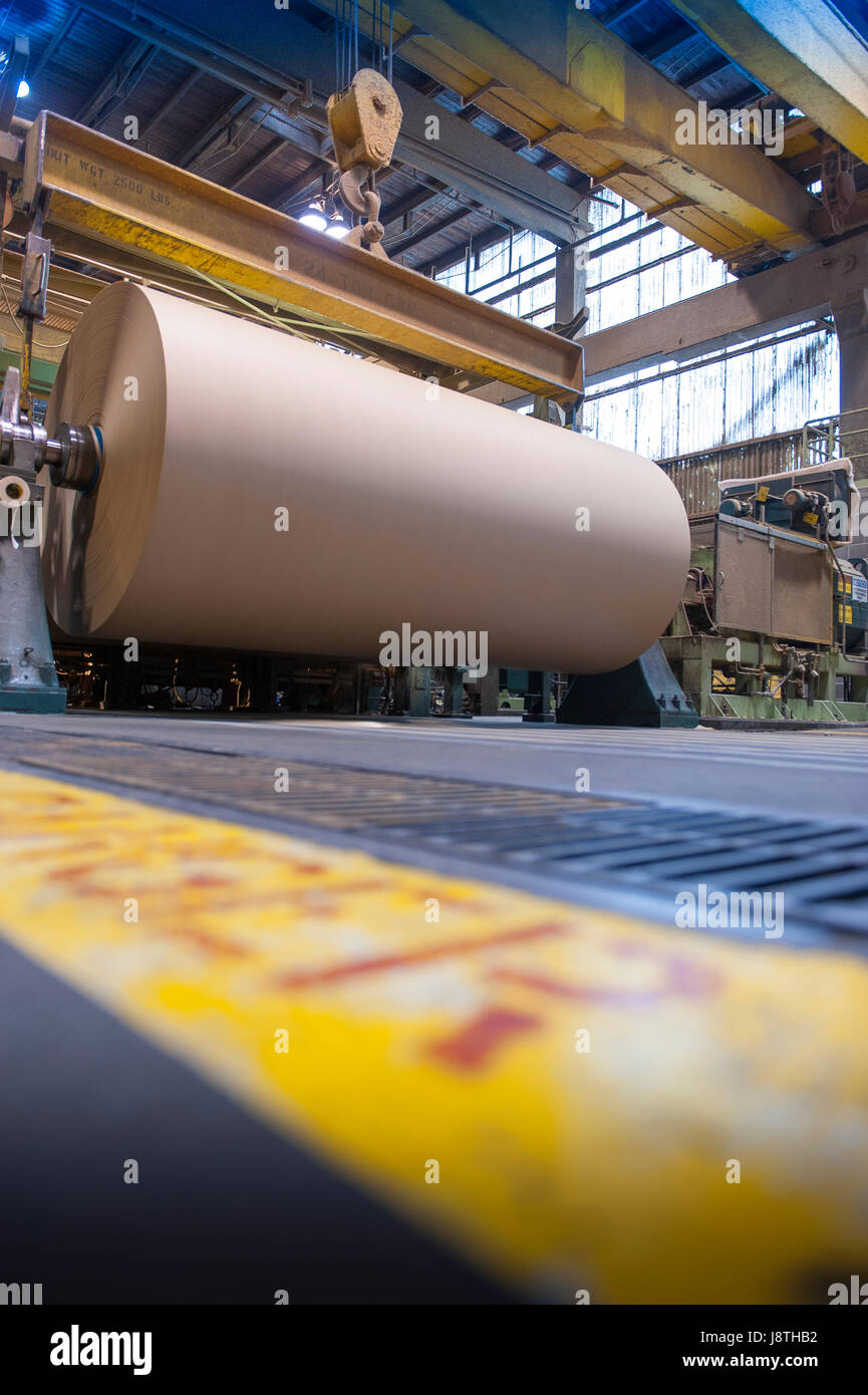 Paper Mill Rolls High Resolution Stock Photography and Images - Alamy