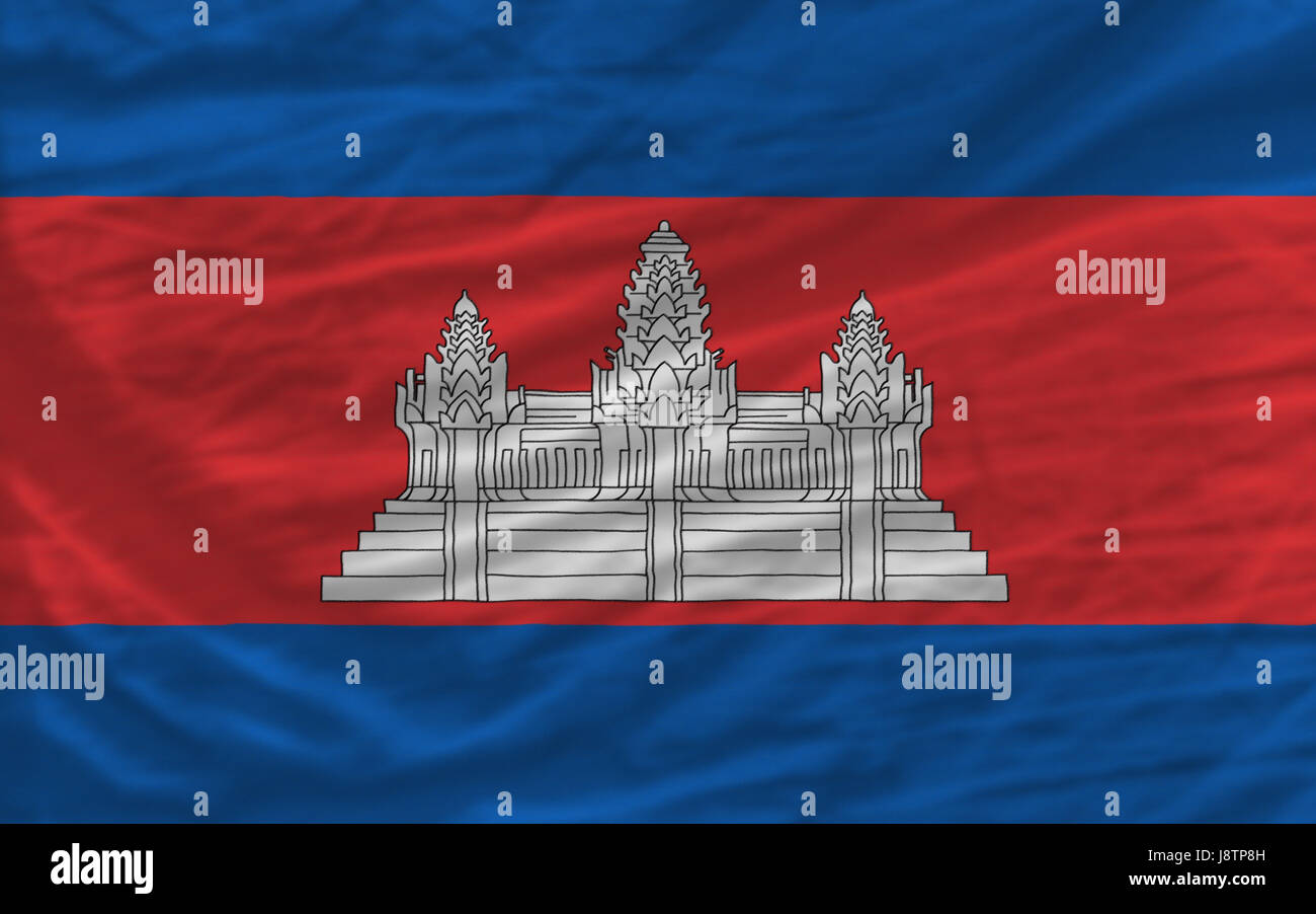 National flag colours cambodia hi-res stock photography and images