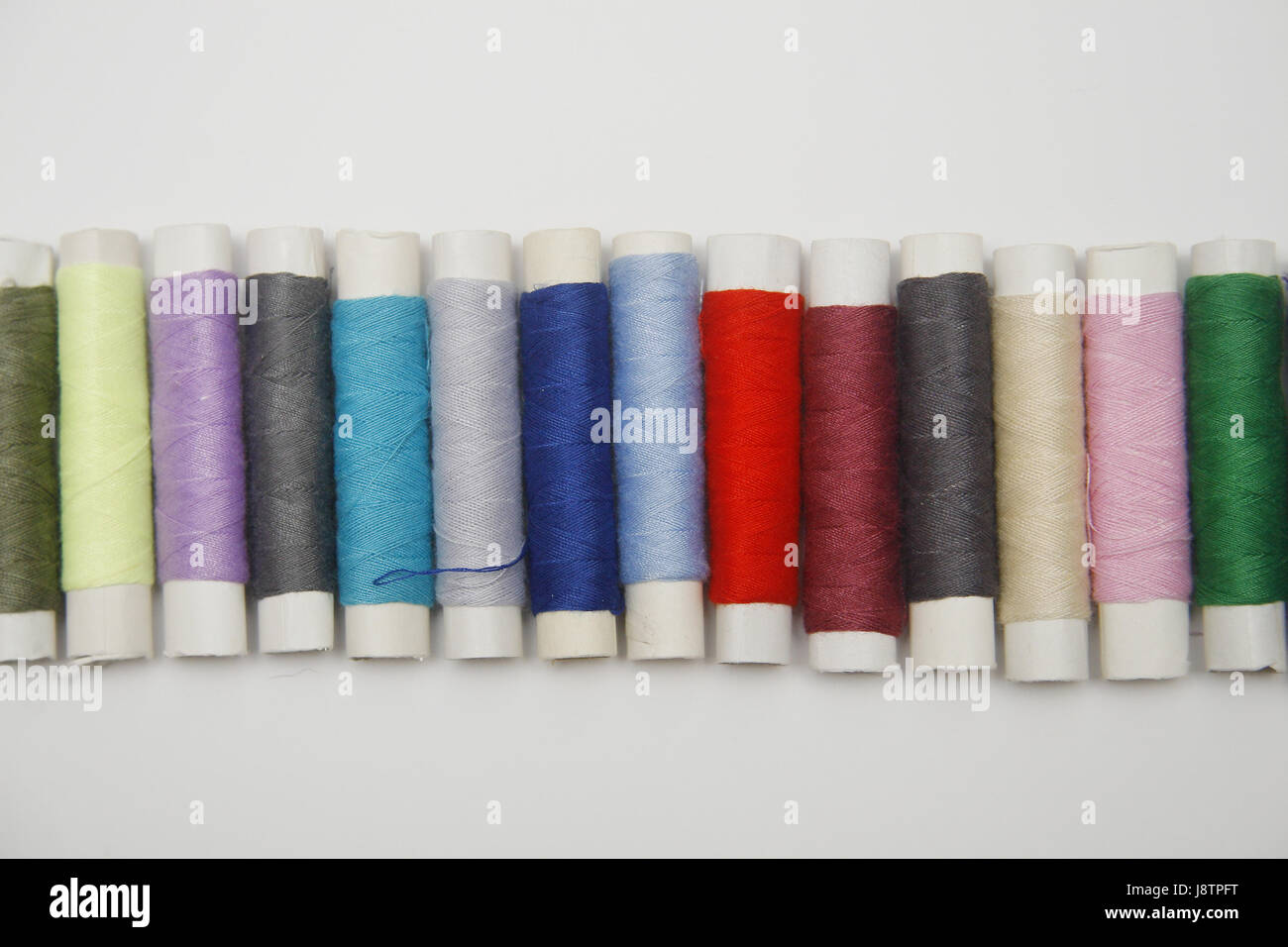 colour, threads, cotton, color, colorful, reel, thread, blue