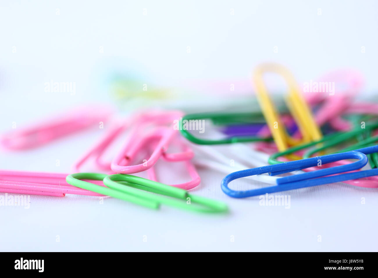 connect,fix,staples,stationary,attach,together,office,multi coloured,fastener Stock Photo