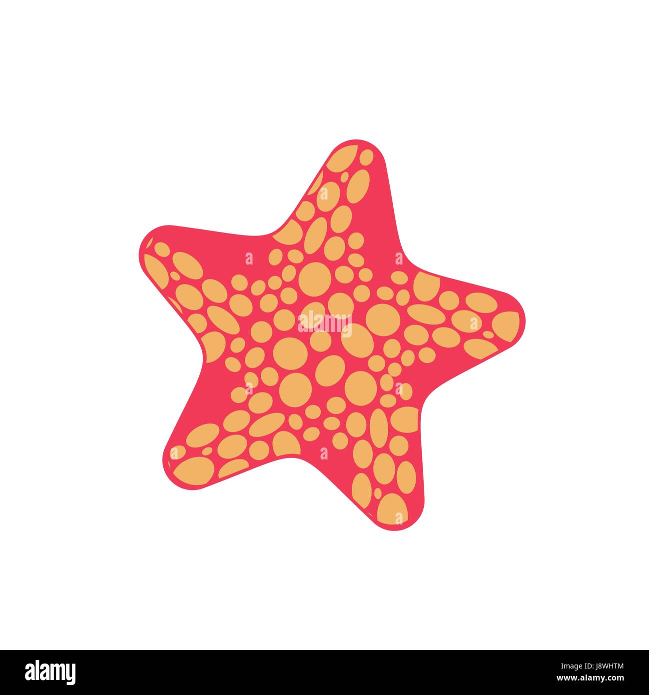 Starfish isolated. Sea animals on white background. aquatic mollusk star  Stock Vector Image & Art - Alamy