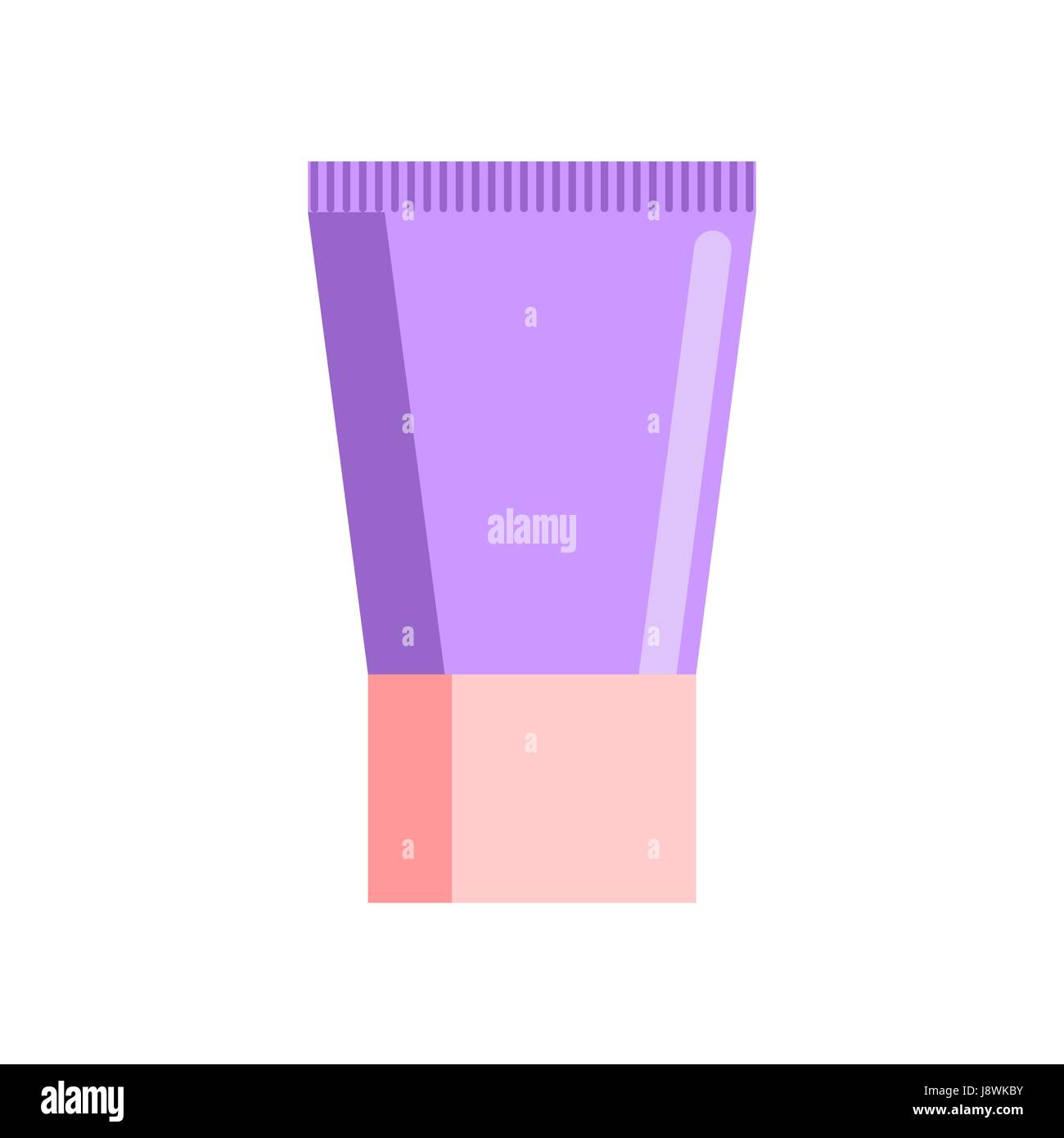 Cream tube isolated. tuba Cosmetics on white background Stock Vector ...