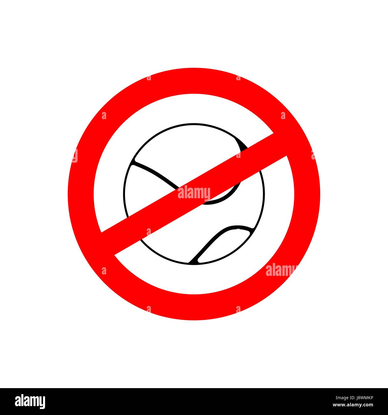 Stop tennis. Prohibited team game. Red prohibition sign. Crossedgaming