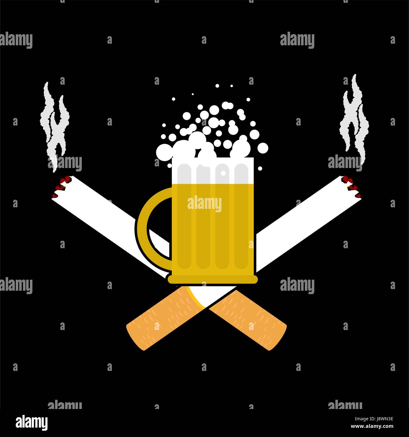 cigarette sayings Quit smoking cigarette motivational quote  Royalty-Free Vector