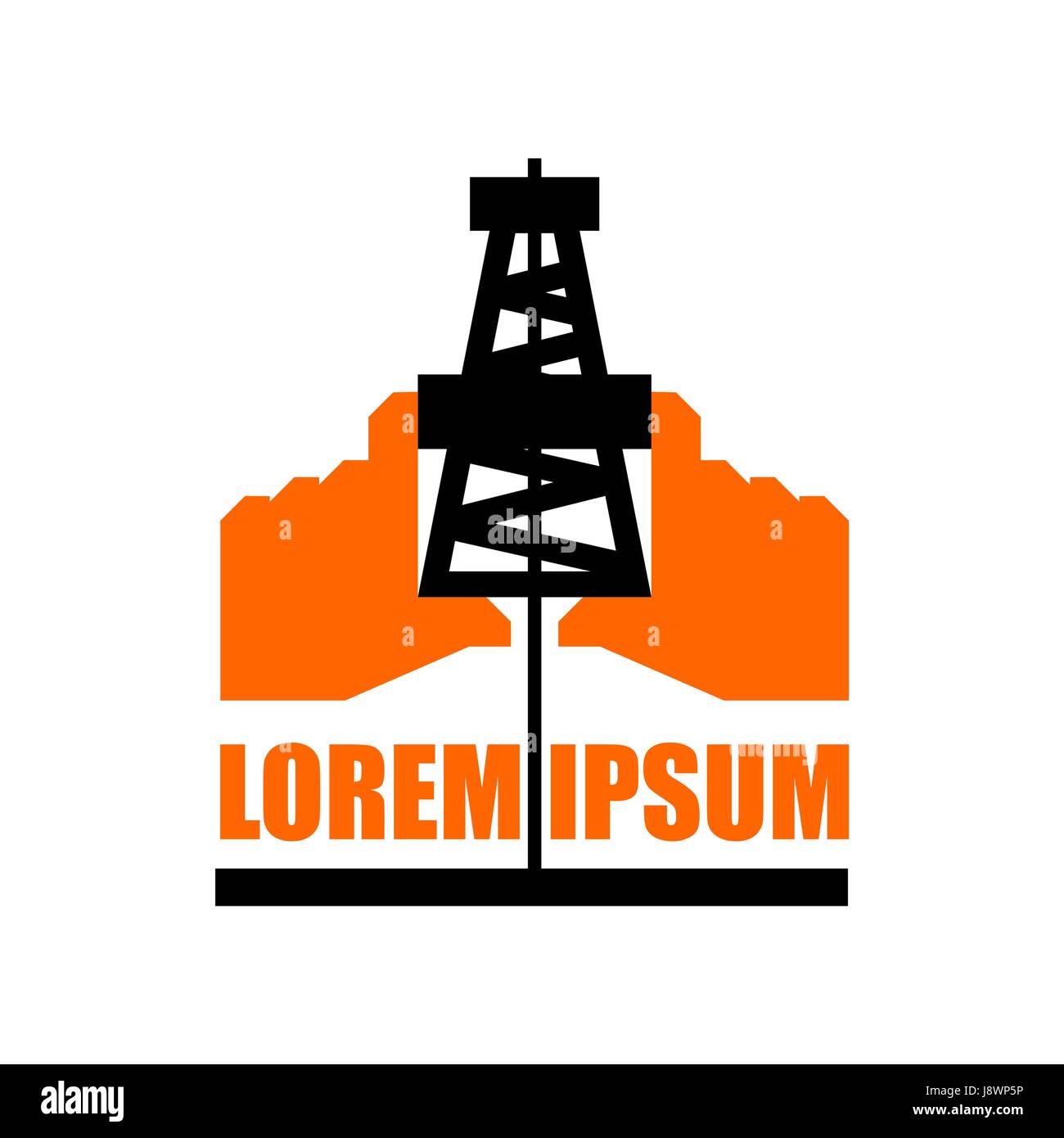 Industrial workers oilfield Stock Vector Images Alamy