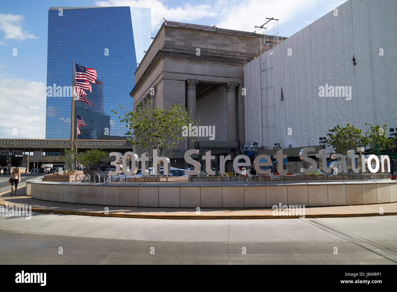 septa 30th street train station Philadelphia USA Stock Photo