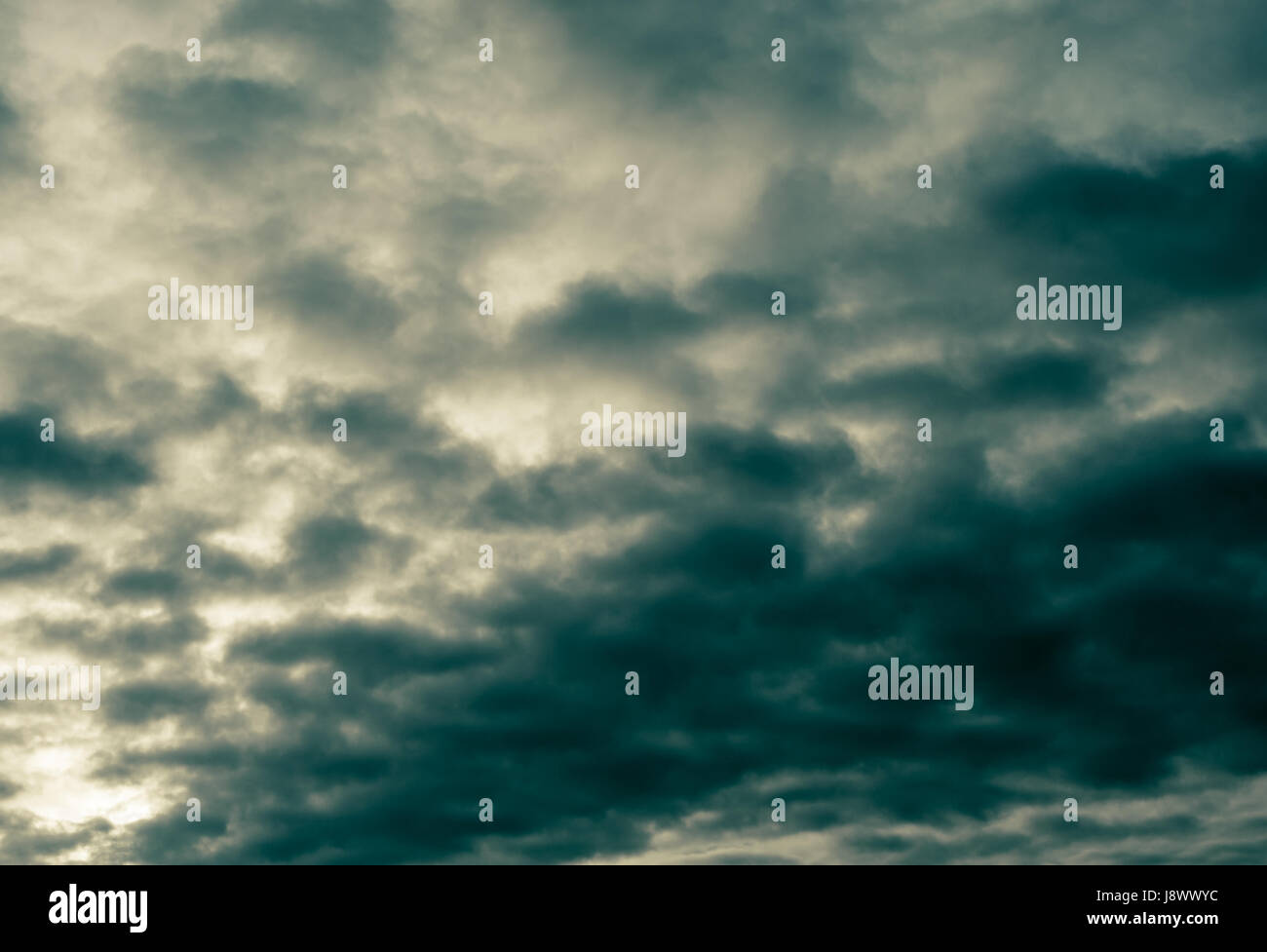 white fluffy clouds with background blue sky Stock Photo - Alamy