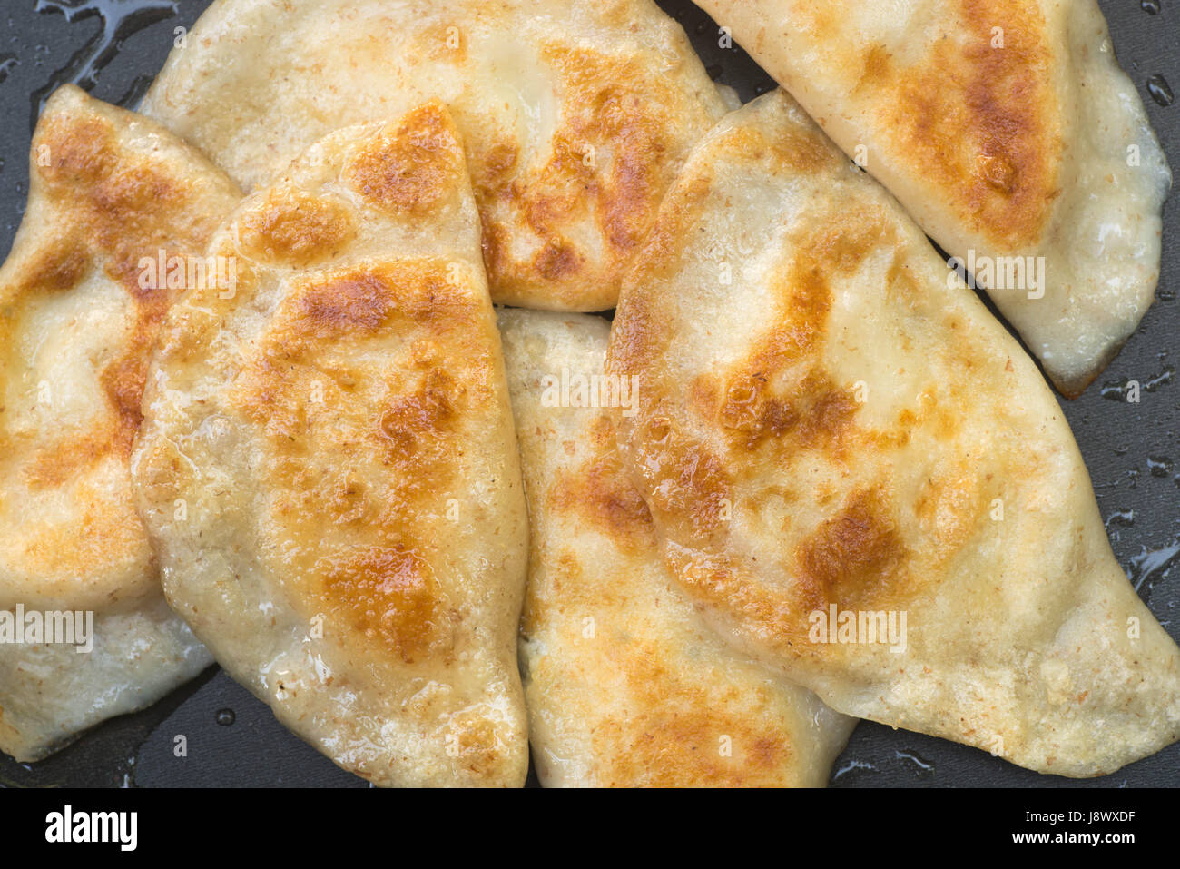 fried vegetarian dumplings Stock Photo Alamy