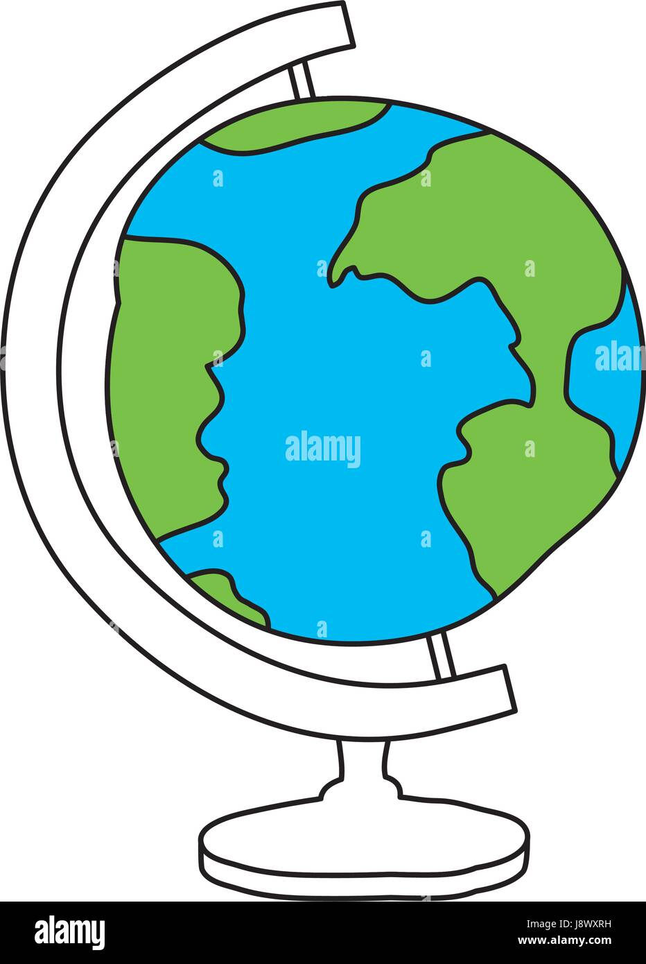 Hand Drawn Earth High Resolution Stock Photography and Images - Alamy