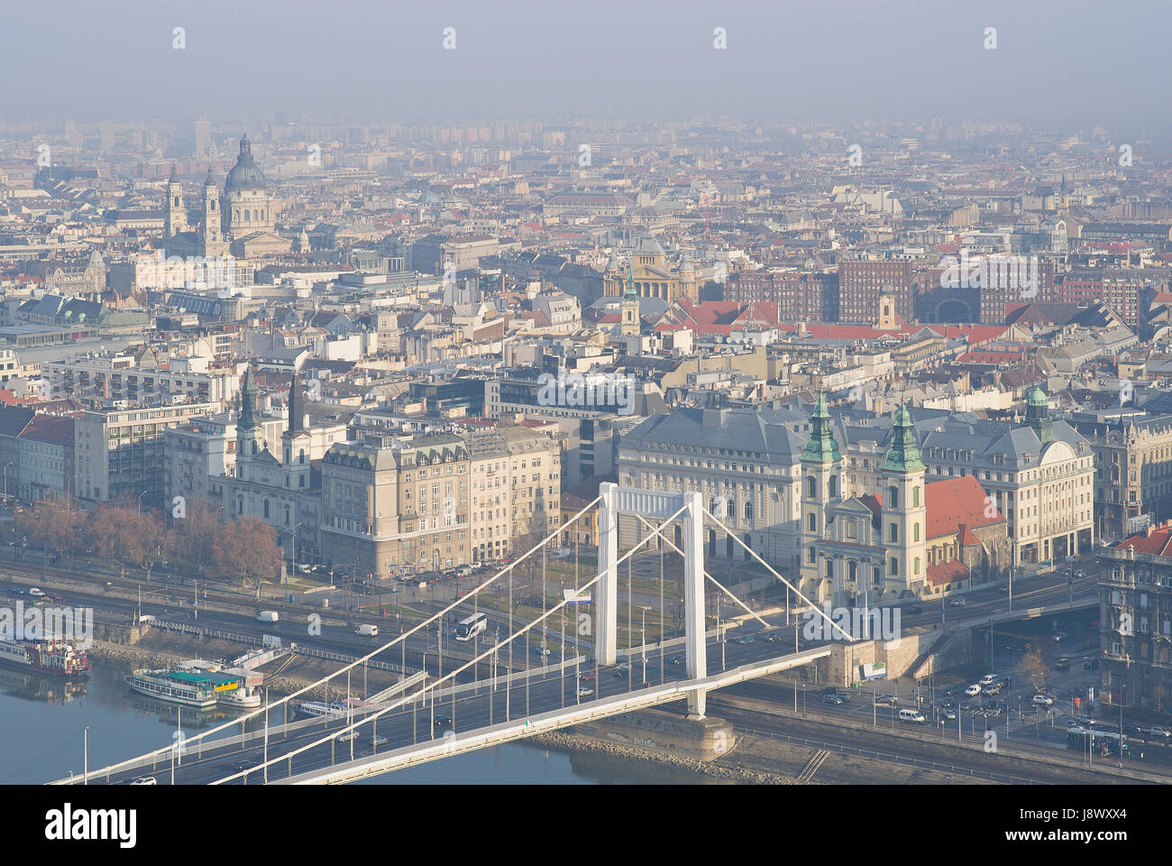 view of budapest in hungary Stock Photo