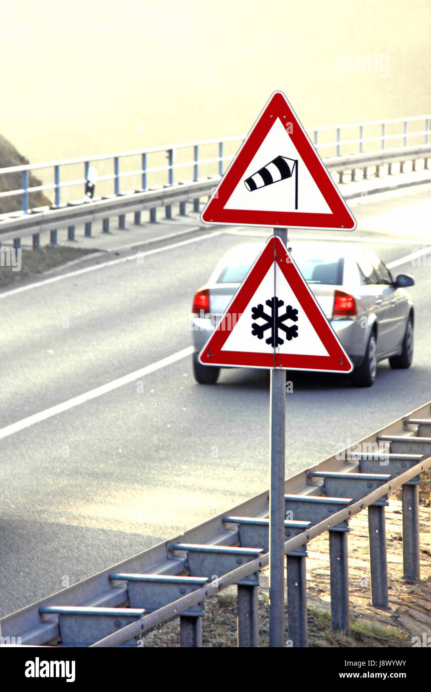 danger, traffic, transportation, road traffic, sign, signal, traffic ...