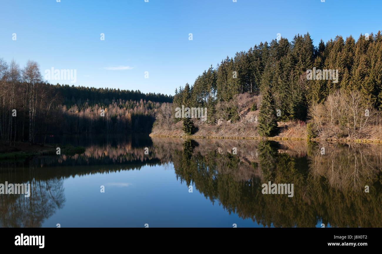 hassel auxiliary dam in resin Stock Photo