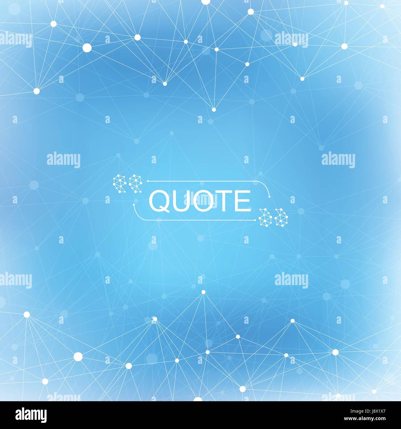 Geometric blue background molecule and communication . Connected lines ...