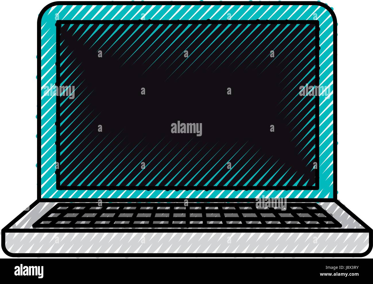 Keyboard computer colored Stock Vector Images - Alamy