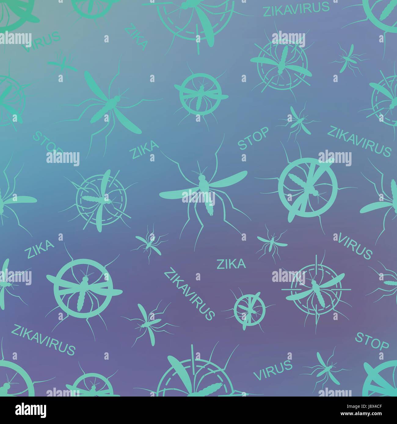 Zika virus pattern. Aedes Aegypti pattern texture background Stock ...