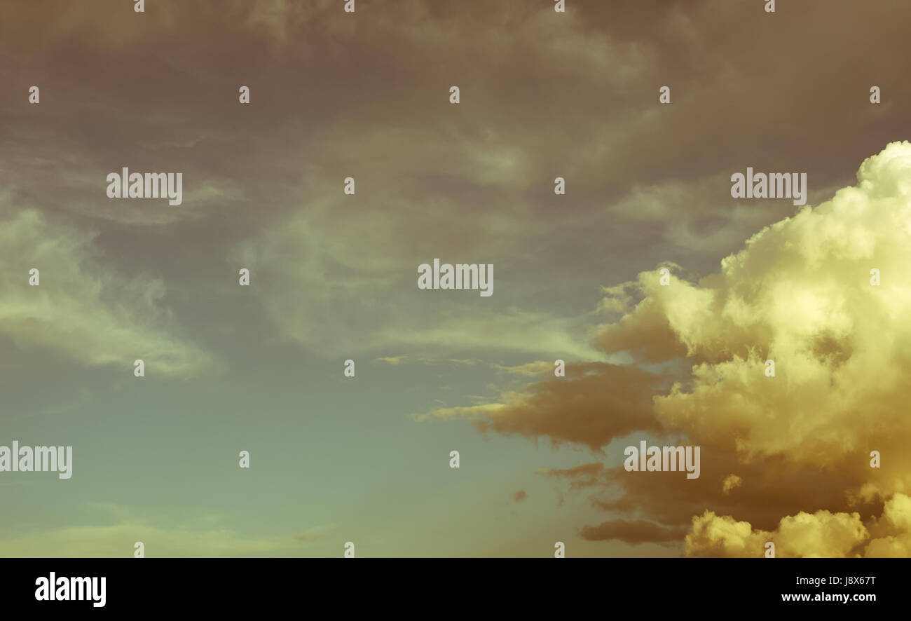 white fluffy clouds with background blue sky Stock Photo - Alamy