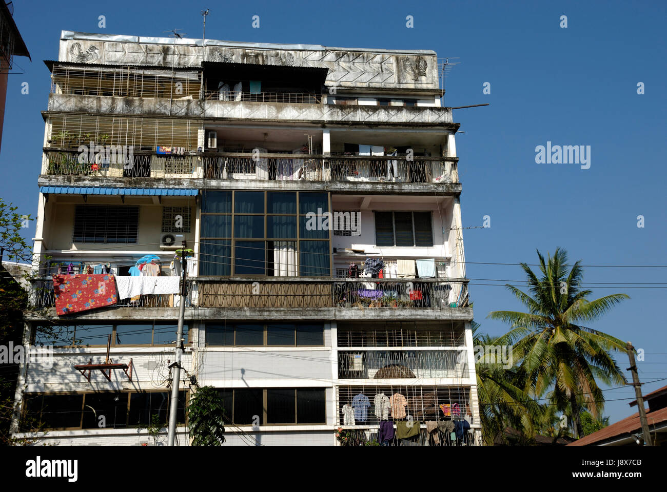 house in yangon Stock Photo Alamy