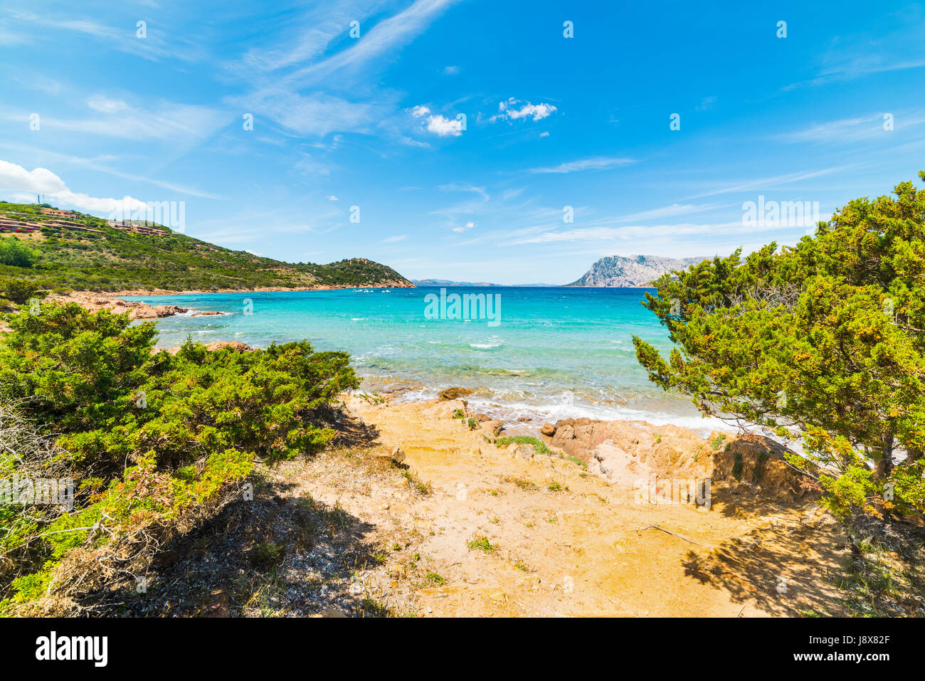 Capo Coda Cavallo beach in Sardinia Stock Photo - Alamy