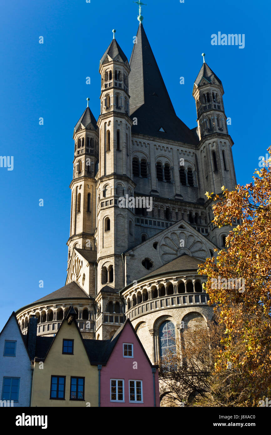 gross st. martin,cologne’s old town Stock Photo - Alamy