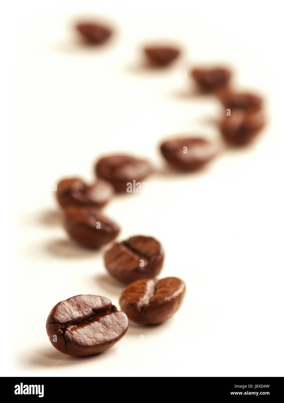 caffeine, zigzag, bean, coffee, white, cafe, food, aliment, health, isolated, Stock Photo