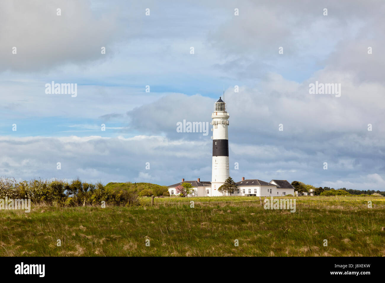 The new lighthouse at Kampen, North Sea island of Sylt, Germany Stock Photo