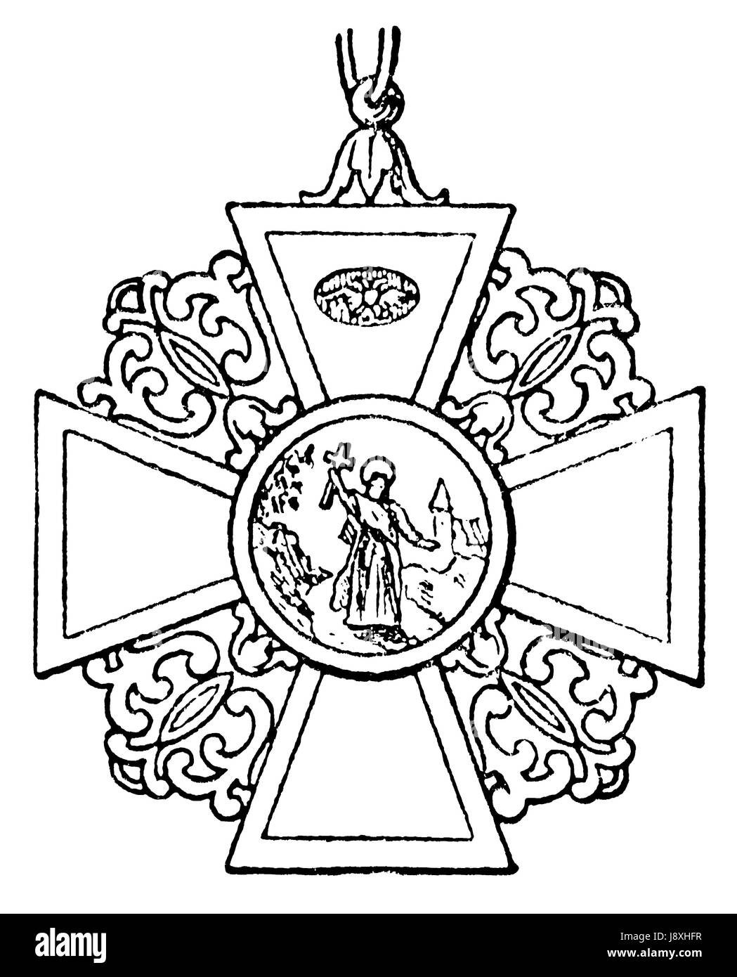 Крест Святого Георгия вектор