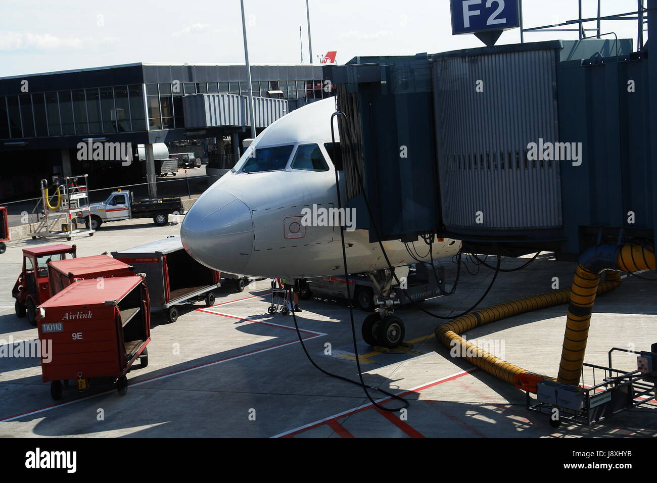 Airport luggage car airport luggage to go on planes transport to