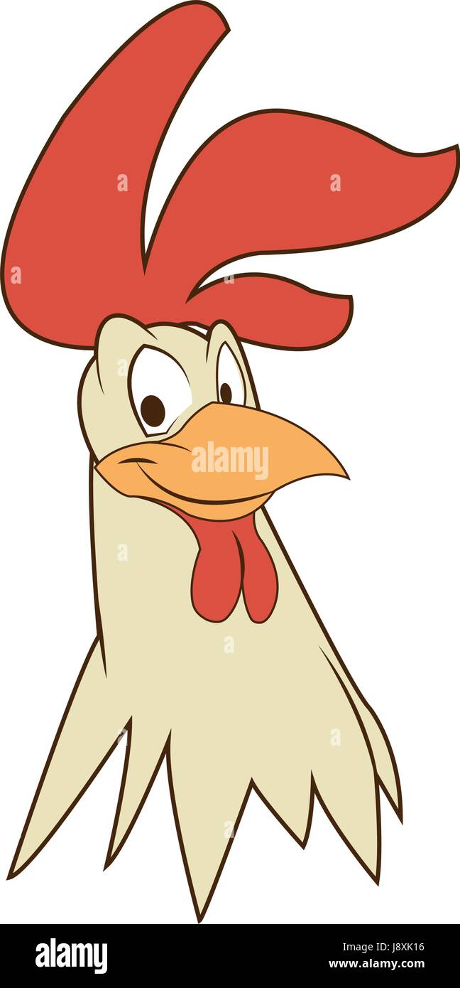 funny cartoon cock, comic rooster character, vector illustration Stock  Vector Image & Art - Alamy