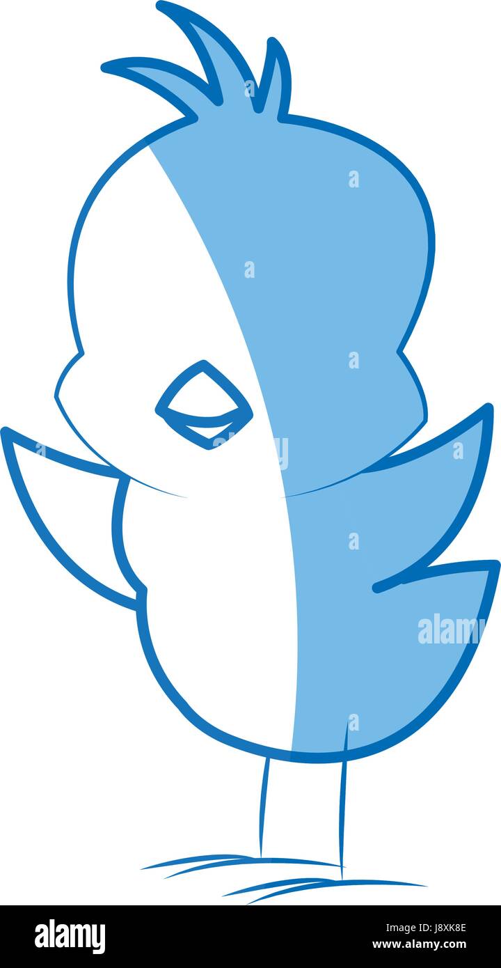 cartoon little chicken bird farm animal image Stock Vector Image & Art ...