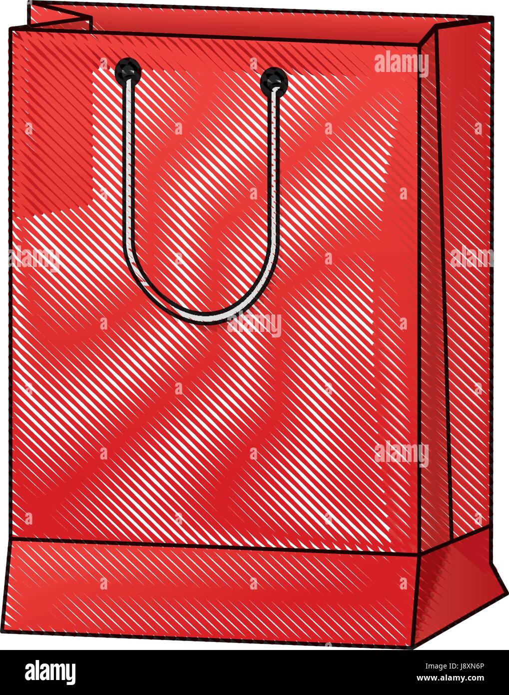 shopping bag market commerce pack image Stock Vector Image & Art - Alamy