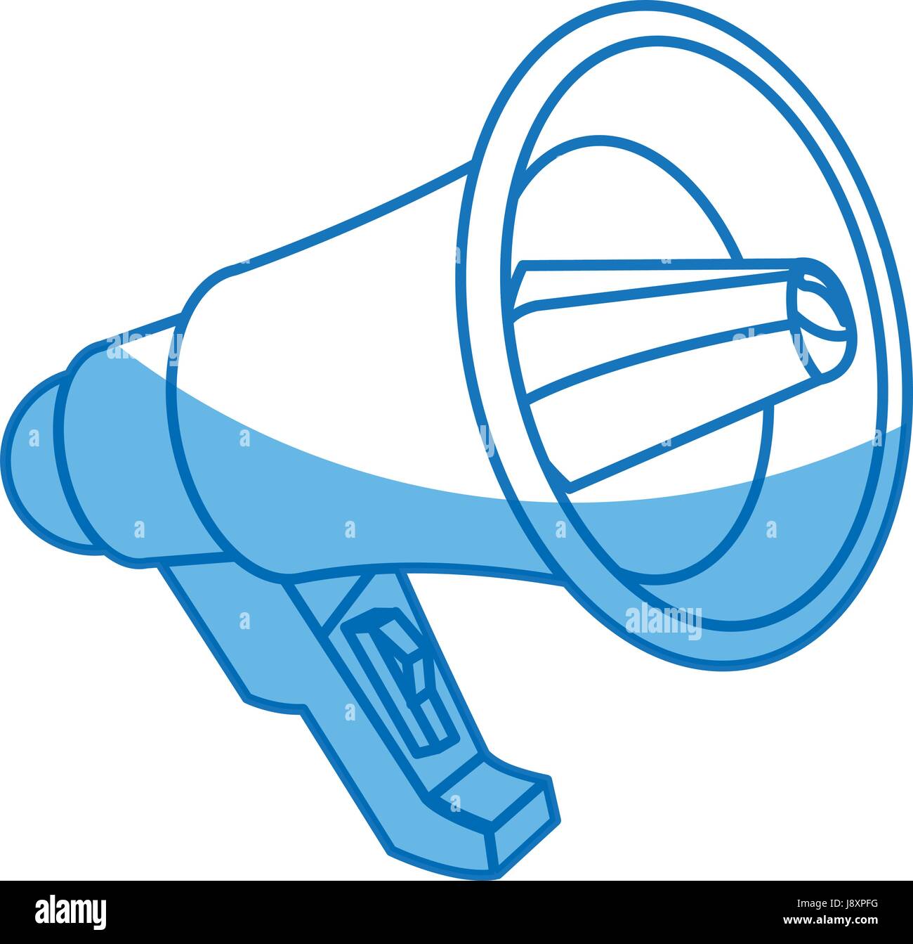 megaphone loudspeaker advertising marketing icon Stock Vector Image ...